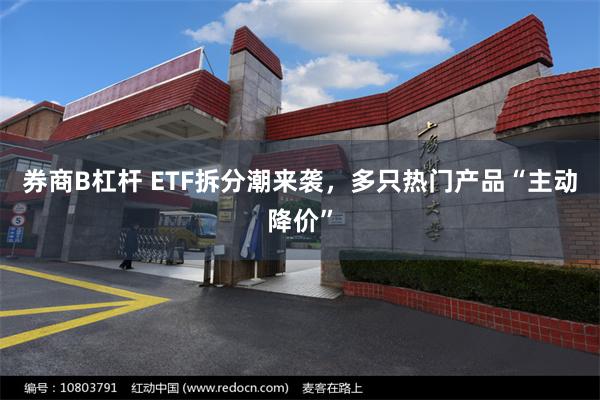 券商B杠杆 ETF拆分潮来袭，多只热门产品“主动降价”